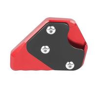 Agrandir Support Béquille Latérale Élargie pour Suzuki Hayabusa GSX1300R GSX-R 1300 GSXR1300R 2021-2023 Extension De Béquille Latérale Élargie D'extension Latérale(Rouge 2)