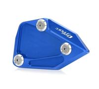 Agrandir Support Béquille Latérale pour Moto pour BMW C650GT C600 Sport 2012-2023 Agrandisseur De Béquille, Support, Extension, Base, Repose-Pieds D'extension Latérale(BLEU1)