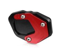 Agrandir Support Béquille Latérale pour Moto pour BMW G310GS 2018-2021 Extension De Plaque De Support, Base Élargie, Repose-Pieds Antidérapant D'extension Latérale(Rouge 2)