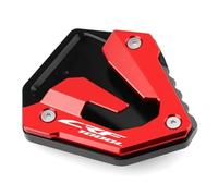 Agrandir Support Béquille Latérale pour Moto pour CRF1000L Africa Twin Adventure Sports 2015-2022 Extension Et Agrandissement De La Plaque De Support D'extension Latérale(Rouge 1)