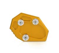 Agrandisseur Latéral pour XJ6/ABS 2009 2010 2011 2012 2013 2014 2015 Béquille De Moto Béquille Latérale Agrandir Extension Xj6 ABS Moto Pad Béquille Moto(Yellow)