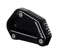 Agrandisseur Pour Suzuki DL650 V Strom Vstrom 650 2004-2021 2020 2019 2018 2017 Moto Noir Côté Béquille Stand Extension(clor1)