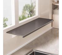 Agrandissez l'espace de votre cuisine avec une rallonge de rebord de fenêtre magnétique en acier au carbone - Parfait for organiser et décorer(Gray,40x15cm)