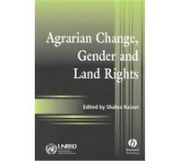 Agrarian Change, Gender and Land Rights Shahra Razavi (Auteur)