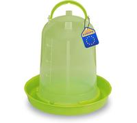 Agrarzone Abreuvoir pour Poules 10 Litre Vert - Abreuvoir Robuste et chauffable pour volailles avec indicateur de Niveau - Abreuvoir Automatique pour Poules