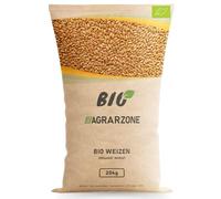 Agrarzone Blé bio 20 kg - Nourriture pour oiseaux sauvages et volailles - Grains de blé riches en protéines pour poules, canards et rongeurs - Blé nourri purifié d'Autriche