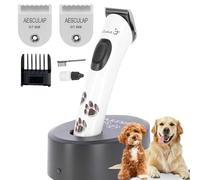 Agrarzone Edition Aesculap Exacta Tondeuse pour chien avec tête de rasage de rechange silencieuse et sans vibration Blanc