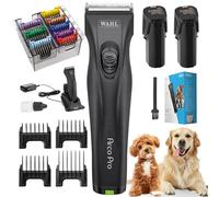 Agrarzone Edition Wahl Arco Pro Tondeuse pour chiens 2 batterie - Kit de peignes amovibles - Moser Tondeuse chien pour animaux à haute performances