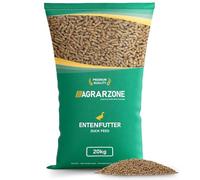 Agrarzone Granulés de nourriture pour canards sauvages, canards et oies - 20 kg - 100 % sans OGM et purifié - Nourriture pour canards sauvages, canards et oies
