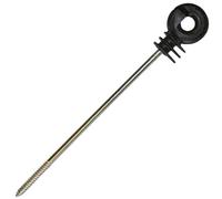 Agrarzone Lot de 10 isolateurs annulaires à long manche - 22 cm de long - Isolateurs de distance durables - Isolateurs robustes pour clôture électrique