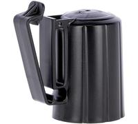 Agrarzone Lot de 10 isolateurs de tête pour poteaux en T - Noir - Isolateurs robustes - Idéal pour les poteaux de clôture de pâturage - Isolateur de poteau en T pour toron, corde, fil, bande