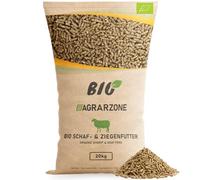 Agrarzone Nourriture Biologique pour Moutons et chèvres Granulés 20 kg - 100% Biologique, provenant d'Autriche - Aliment concentré adapté aux chèvres et Moutons, sans OGM