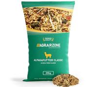 Agrarzone Nourriture pour alpagas Classic 20 kg - Muesli pauvre en protéines & en énergie pour alpagas, Lamas, chameaux et Chevaux - avec de l'orge, de la Luzerne & Marc de Pomme