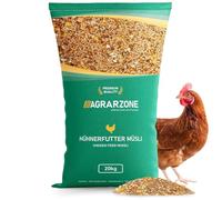 Agrarzone Nourriture pour poulet céréales 20 kg - Nourriture pour poules, canards et volailles - Nourriture pour volailles 100 % sans OGM 20 kg - Nourriture de qualité en provenance d'Autriche