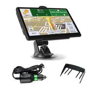 Agrdeed GPS pour Voiture, 7" GPS Satellite Poids Lourds, Auto Navigation avec HD écran Tactile Réglages Multilingues avec Montage Au Tableau De Bord pour Auto,Camion