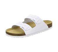 Agréables mules AFS-Schuhe 3100 en cuir - Pour homme - Blanc - Weiß, 47 EU