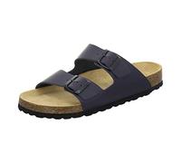 Agréables mules AFS-Schuhe 3100 en cuir - Pour homme - Bleu - bleu marine, 44 EU