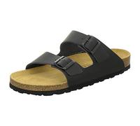 Agréables mules AFS-Schuhe 3100 en cuir - Pour homme - Noir - noir, 48 EU