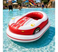 agreilduite Bateau-Fauteuil De Piscine Motorisé, Flotteur Électrique avec Commande Omnidirectionnelle Et Batterie 2600 Mah, Autonomie De 40 À 60 Minutes, Radeau Gonflable Rechargeable Red-1battery