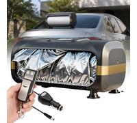 agreilduite Housse De Protection Électrique Tous Temps avec Télécommande, Batterie 3000 Mah + Double Charge (Maison Et Voiture), Protection Automatique du Véhicule Send-us-The-Car-Model
