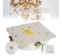 agreilduite Treuil Électrique pour Lustres, Lève-Lampes Suspendues Villas - Portée: 6,8 M | Montage Extérieur Ou Encastré Possible | Télécommande Et Interrupteur Mural Inclus White-150kg/330Lbs