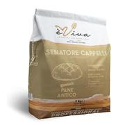 Agricola Piano - Senatore Cappelli | Semoule Remoulue de Blé Dur Ancien 5 kg - Pouilles - Semoule Remoulue pour Pains Anciens, Focaccia, Pâtes - Blés Anciens - Avec Germe de Blé Vivant - èViva