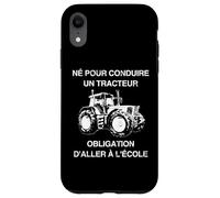 Agriculteur Agriculture Paysan Tracteur Enfants Cadeaux Coque pour iPhone XR