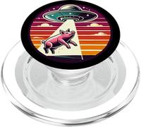 Agriculteur de porc enlevé un vaisseau spatial extraterrestre PopSockets PopGrip pour MagSafe