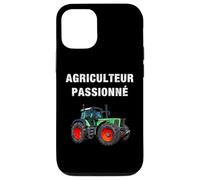 Agriculteur Passionné Fermier Agriculture Paysan Tracteur Coque pour iPhone 12/12 Pro