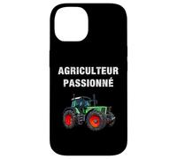 Agriculteur Passionné Fermier Agriculture Paysan Tracteur Coque pour iPhone 14