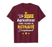 Agriculteur retraité agriculture cadeau retraite T-Shirt