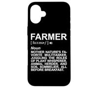 Agriculteur Signification Paysan Culture Coque pour iPhone 16 Plus