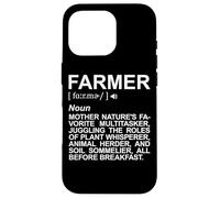 Agriculteur Signification Paysan Culture Coque pour iPhone 16 Pro