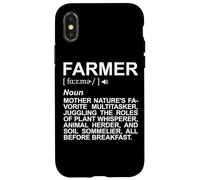 Agriculteur Signification Paysan Culture Coque pour iPhone X/XS