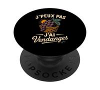 Agriculteur Vigneron Vendangeur Drole Idée J'Ai Vendanges PopSockets PopGrip Adhésif