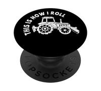 Agriculture Agriculteur Tracteur This is How I Roll PopSockets PopGrip Adhésif