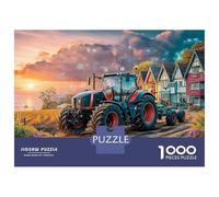 Agriculture avec Tracteur Intelligent Puzzle 1000 Pièces Carton Extra-Épais Style d'Agriculture Numérique, Puzzle Développement Cognitif & RééduChation, Loisir Quotidien, 70x50cm/1000pcs