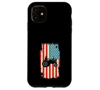 Agriculture de tracteurs de Drapeau américain Coque pour iPhone 11