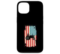 Agriculture de tracteurs de Drapeau américain Coque pour iPhone 13