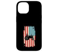 Agriculture de tracteurs de Drapeau américain Coque pour iPhone 14