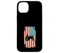 Agriculture de tracteurs de Drapeau américain Coque pour iPhone 14 Plus