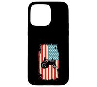 Agriculture de tracteurs de Drapeau américain Coque pour iPhone 15 Pro Max