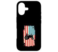 Agriculture de tracteurs de Drapeau américain Coque pour iPhone 17
