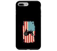 Agriculture de tracteurs de Drapeau américain Coque pour iPhone 7 Plus/8 Plus