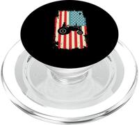 Agriculture de tracteurs de Drapeau américain PopSockets PopGrip pour MagSafe