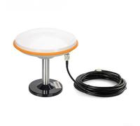 Agriculture GNSS Récepteur d'antenne GPS, L1/L2/L5 BDS GLONASS compatible avec Galileo L-Band, IP68 étanche à gain élevé pour la cartographie d'arpentage (un ensemble de orange)