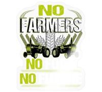 Agriculture Pas D’agriculteurs Pas D’avenir Autocollant Sticker