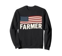 Agriculture Patriotique du Drapeau américain Sweatshirt