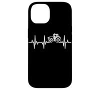 Agriculture Tracteur Fréquence Cardiaque Paysan Coque pour iPhone 14