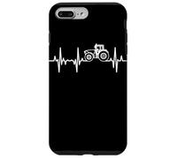 Agriculture Tracteur Fréquence Cardiaque Paysan Coque pour iPhone 7 Plus/8 Plus